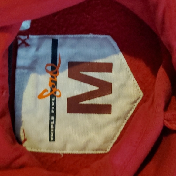 VINTAGE Triple Five Soul T5S Red Hoodie - Medium - Picture 6 of 14